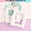 Two ornate white rectangular frames on a pastel background, with "LingCraftsCO" text above.